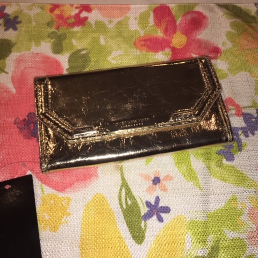 Jones New York Gold Wallet NWT